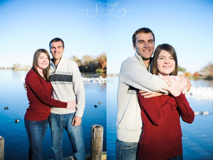 A sunrise engagement session at White Rock Lake in Dallas, Texas.