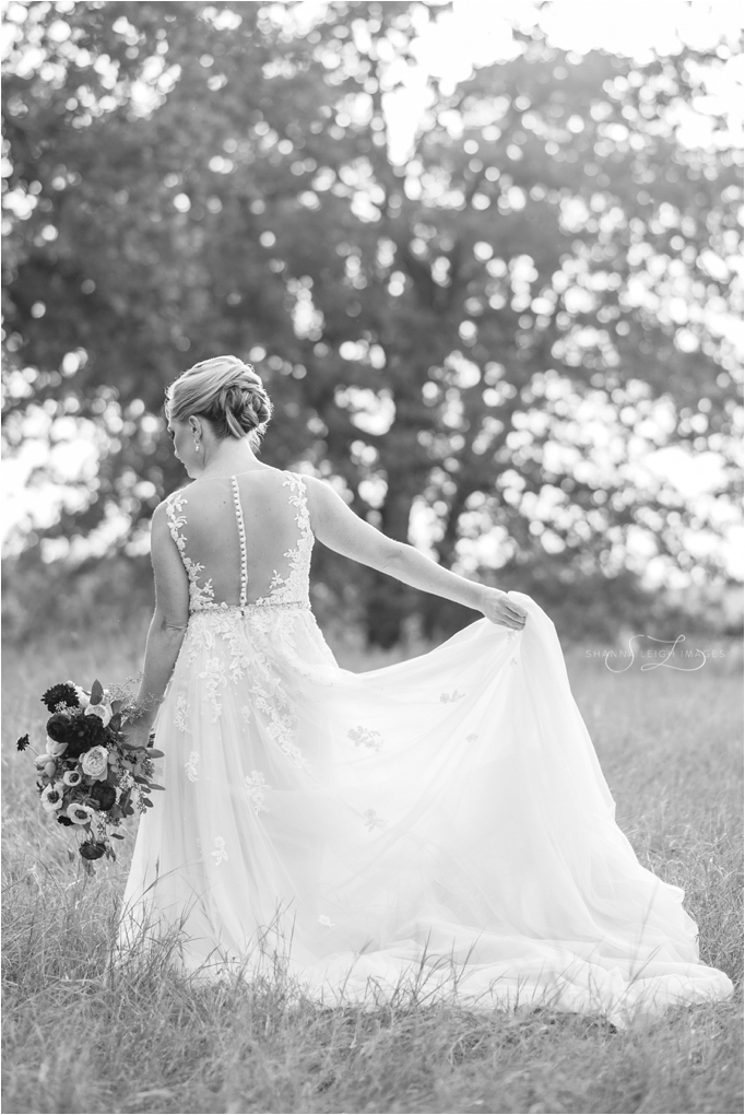 Lauren's gorgeous sunset bridal portraits in her ivory Maggie Sottero Avery gown.