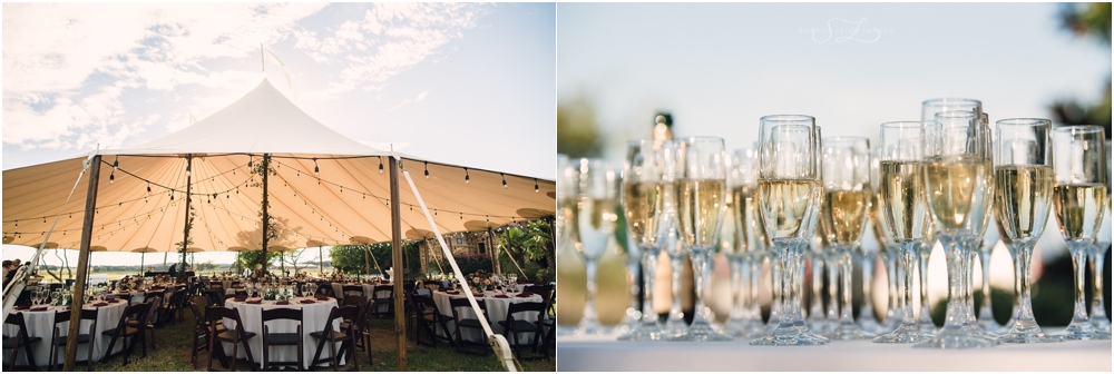 Greet your wedding guests with champagne as they arrive for the ceremony.